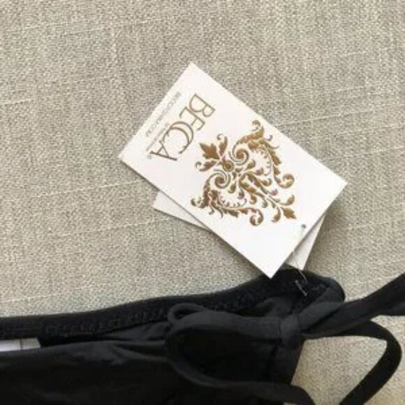 Becca Swim Color Code Tie Side Bottom (size L) NWT - Picture 6 of 7